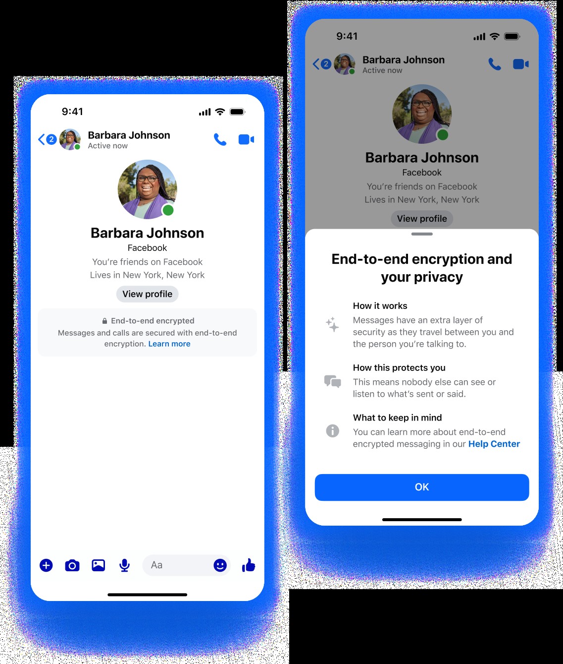 End-to-end encryption in Messenger
